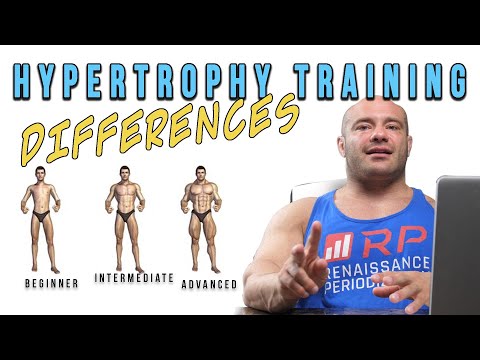 Beginner, Intermediate and Advanced Hypertrophy Training Differences