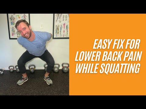 How To Fix Lower Back Pain While Squatting (And Hinging, And Lifting)