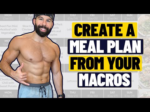 Create a Meal Plan from your Macros