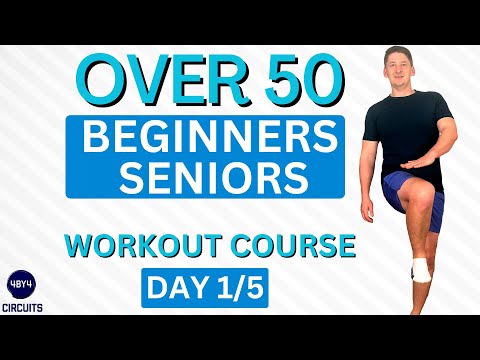 Easy Fitness Over 50 | Beginners And Seniors 5 Day Workout Course | Day 1/5