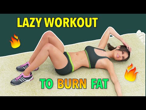 LAZY WORKOUT TO BURN FAT AT NIGHT – MAT WORKOUT AT HOME