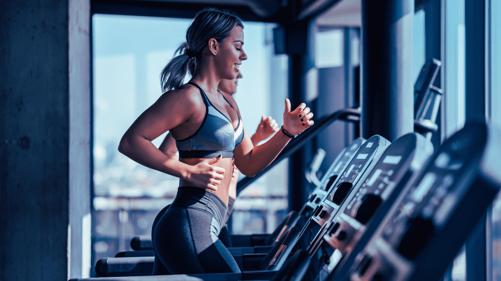 Running at the gym