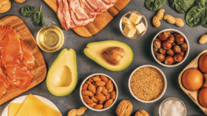 Different keto diet foods