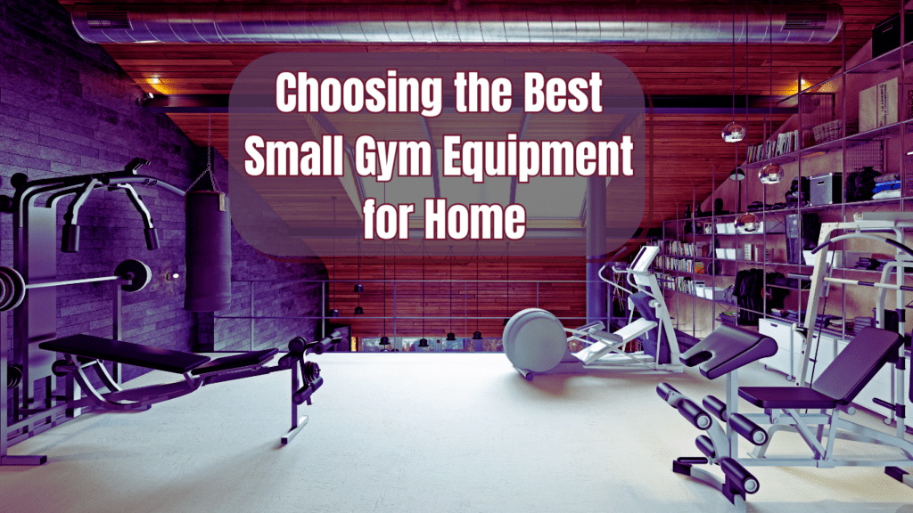 Attic Home Gym Example And A Sign:Choosing the Best Small Gym Equipment for Home