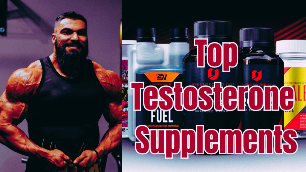 Bodybuilder And Supplements And A Sign:Natural Top Testosterone Boosters