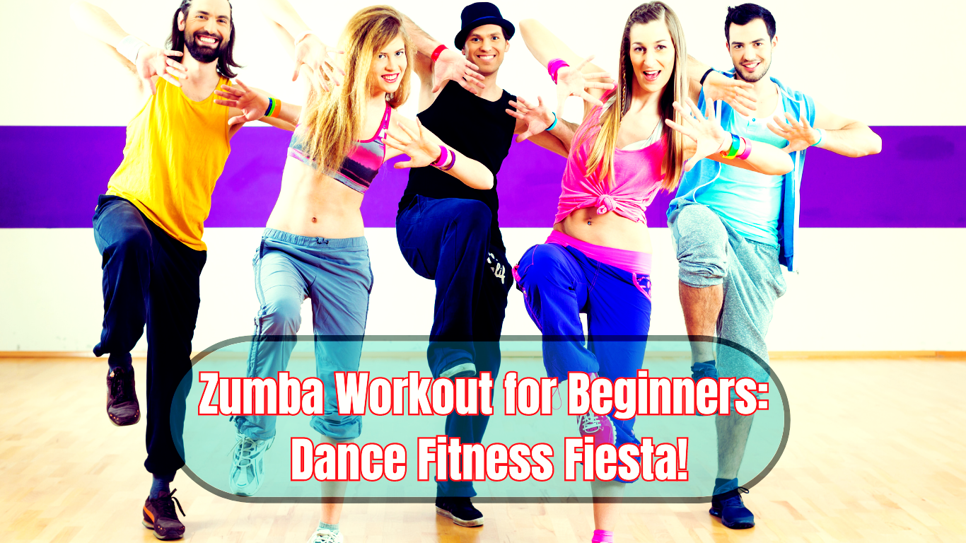 Zumba Class Dancing And A Sign: Zumba Workout for Beginners: Dance Fitness Fiesta!