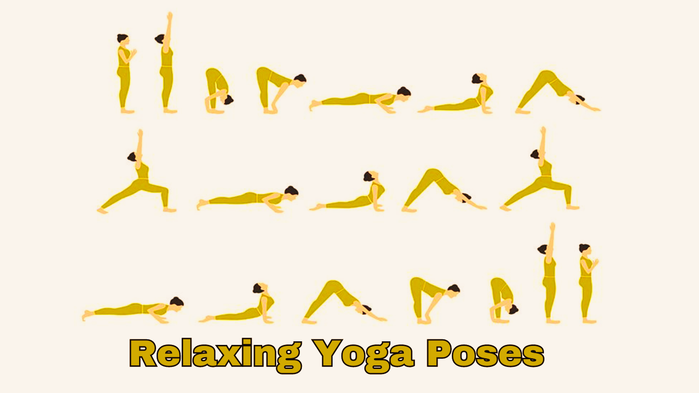 Different Relaxing Yoga Poses