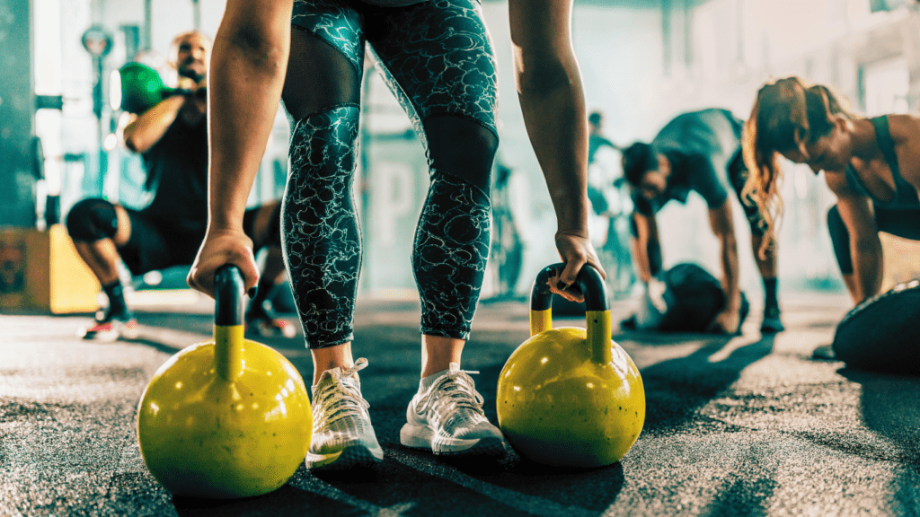 A Photo Of People At The Gym Doing Different Exercises Yet Each One Doing Circuit Workout