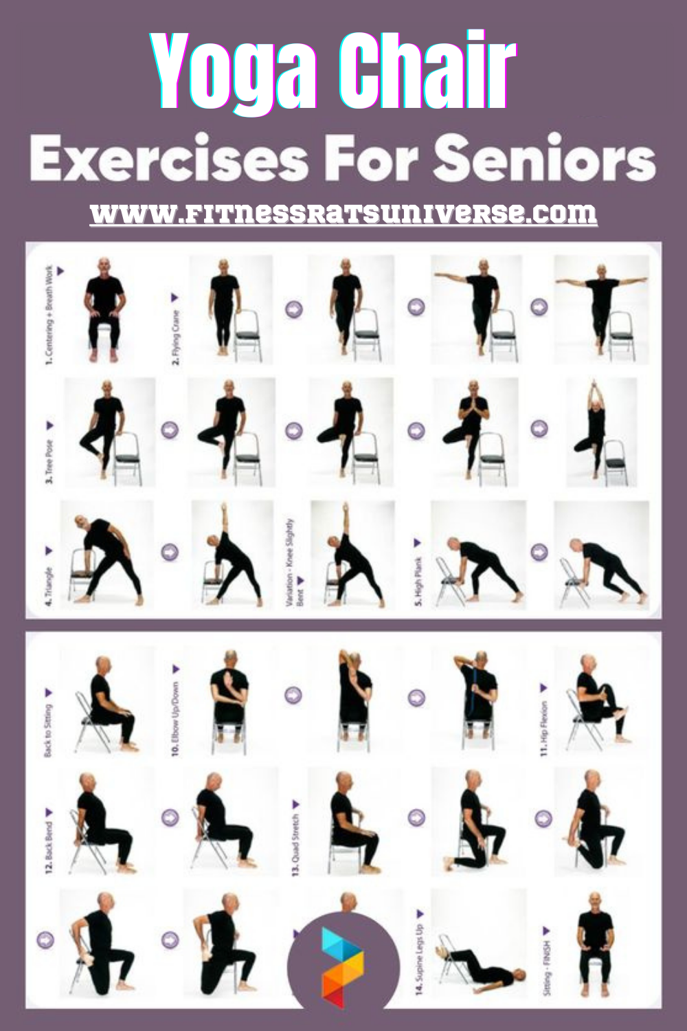 Yoga Chair Exercises for Seniors Fitness Rats Universe