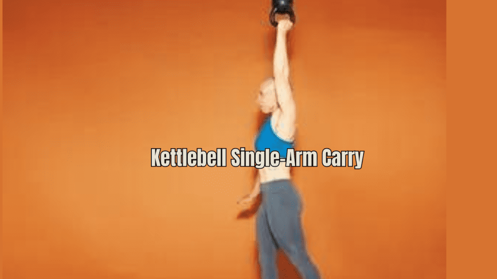 A woman doing Kettlebell Single-Arm Carry