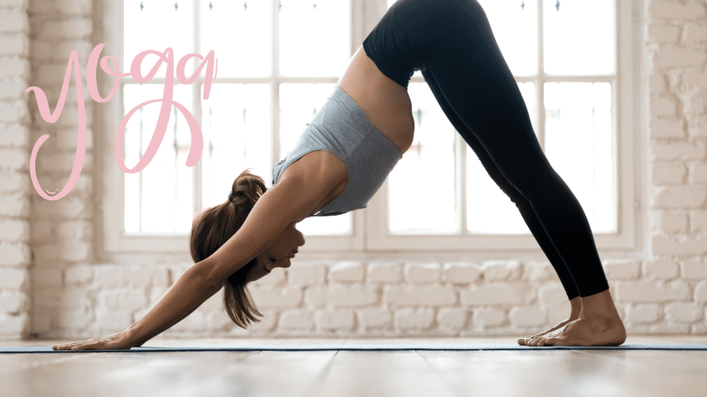 woman performing Downward-Facing Dog