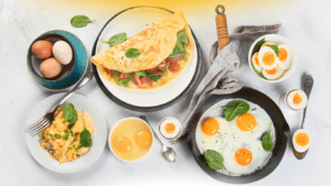 High Protein Breakfast With Eggs