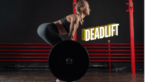 a woman performing deadlift exercise