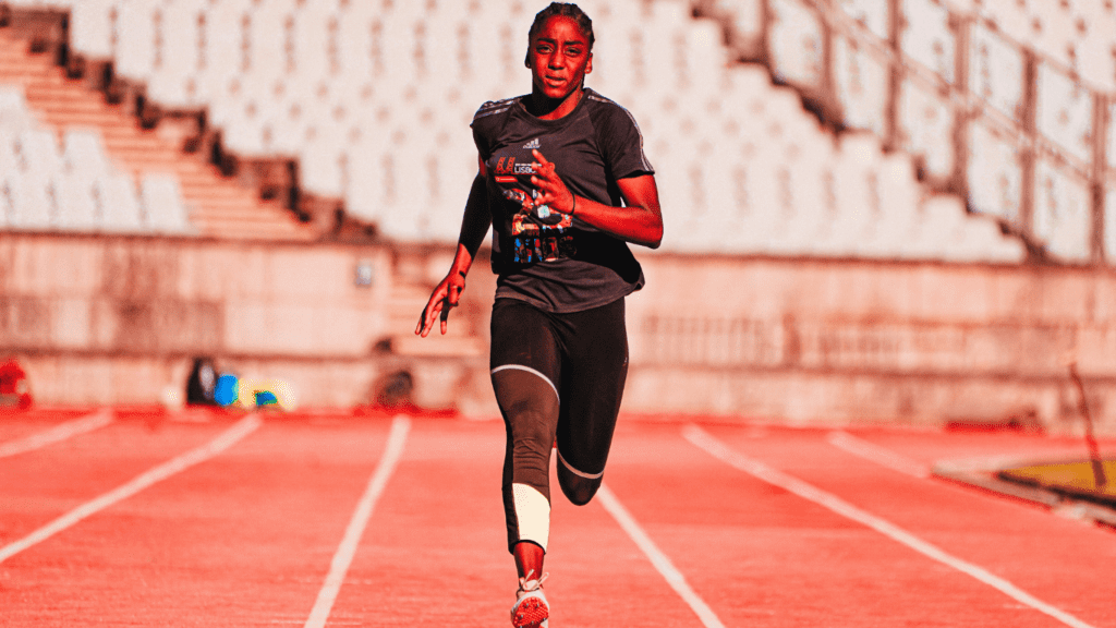 A Runner On The Track