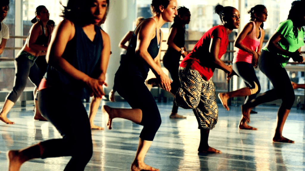 African dance workouts vivid photo