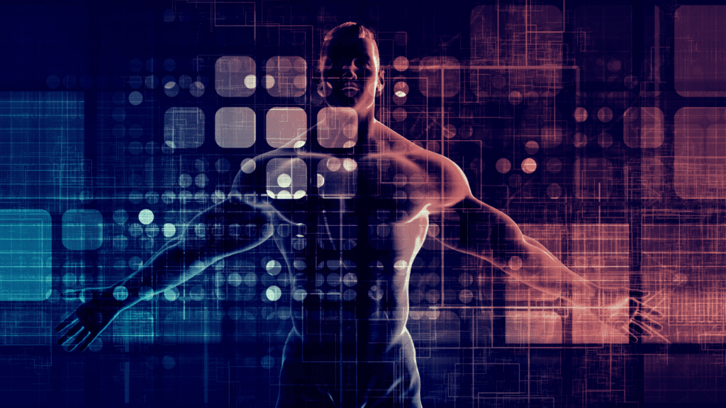 A Hologram Showing The Deeper Holistic Nature Of Human Body Beyond The Nature