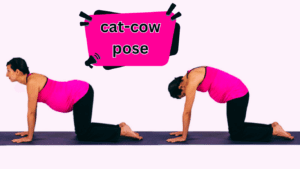 cat-cow pose pregnant woman exercise