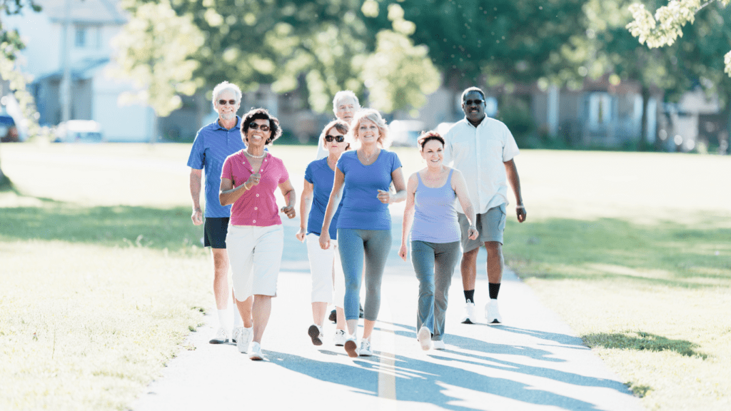 Elder People Walking Photo