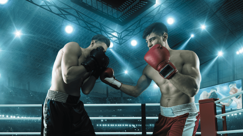 A Boxing Fight Photo Showing Boxing As One Of The Best Martial Arts For Fitness