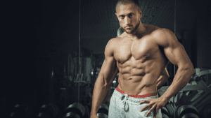 A Bodybuilder With Developed Lean Muscles 