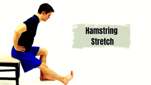 Hamstring Stretch With Chair Exercise as The Second Exercise Of Leg Strengthening Exercises for Seniors