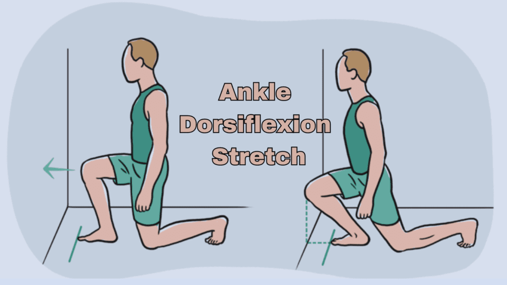 Ankle Dorsiflexion Stretch Exercise Photo