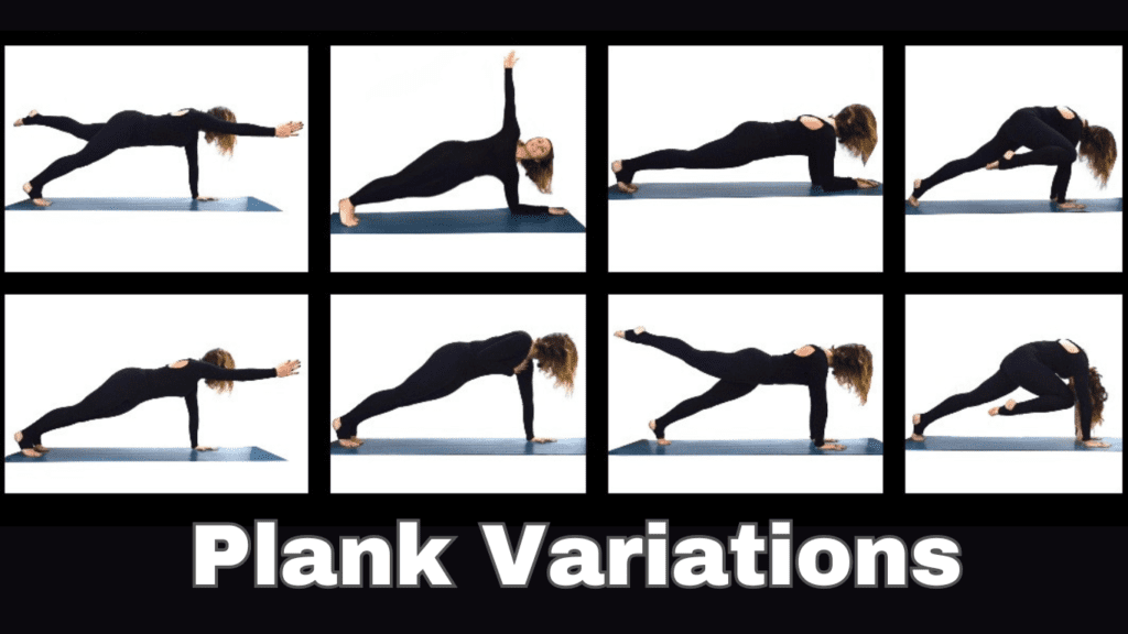 Plank Variations Exercises Photo