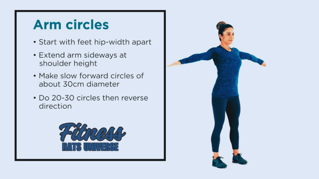 Arm Circles Exercise Step By Step Explained:Best Exercises for Desk Workers