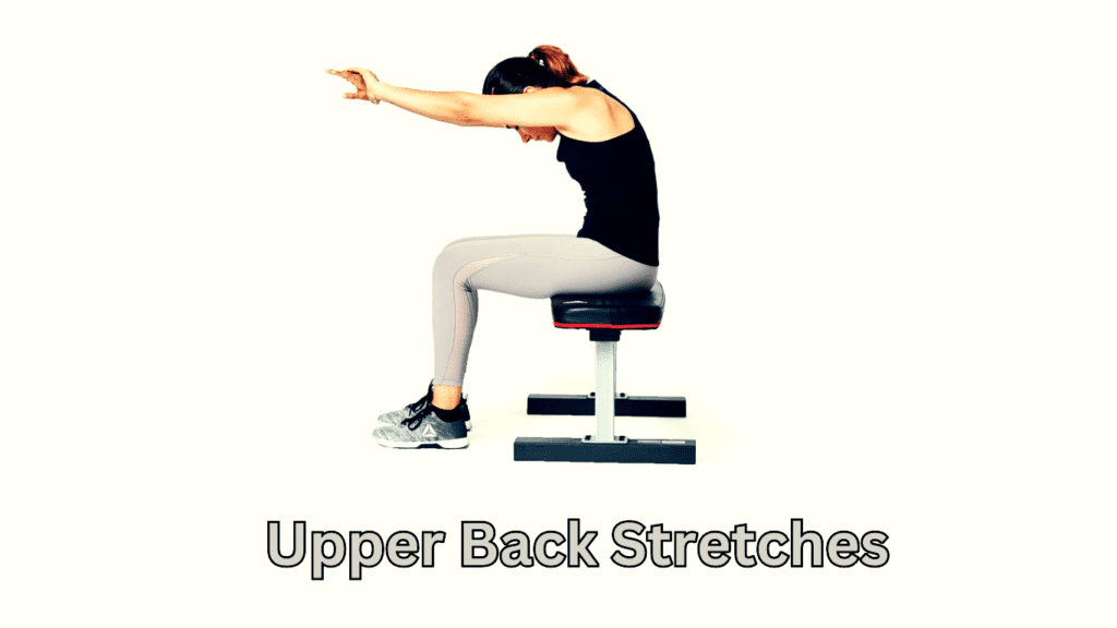 Upper Back Stretches Exercise Photo