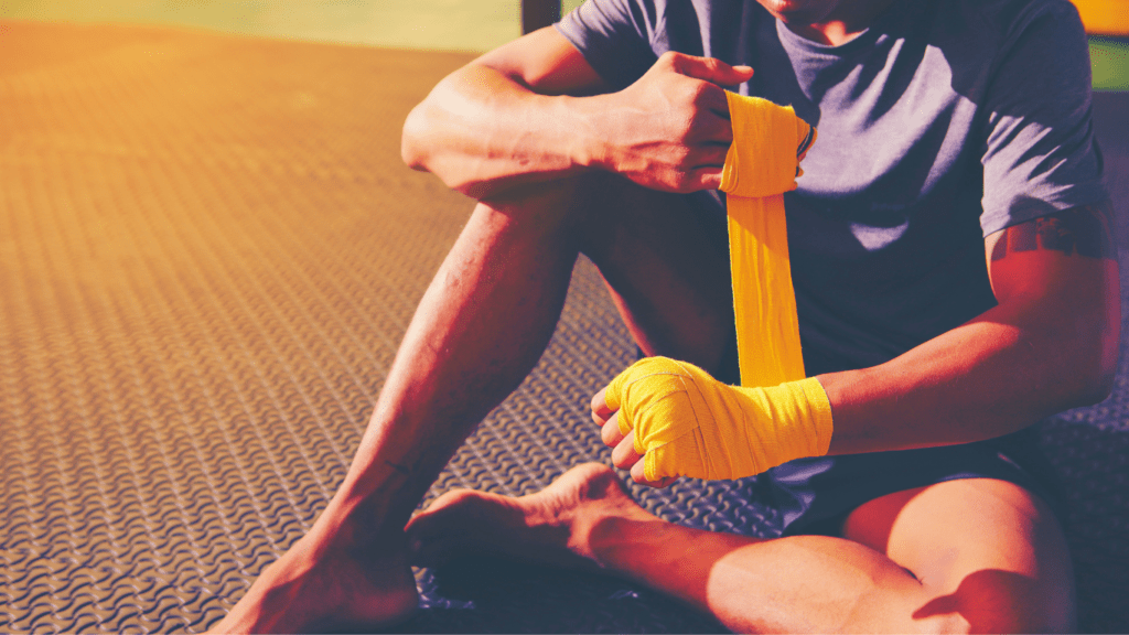 A Man With An Injured Wrist 