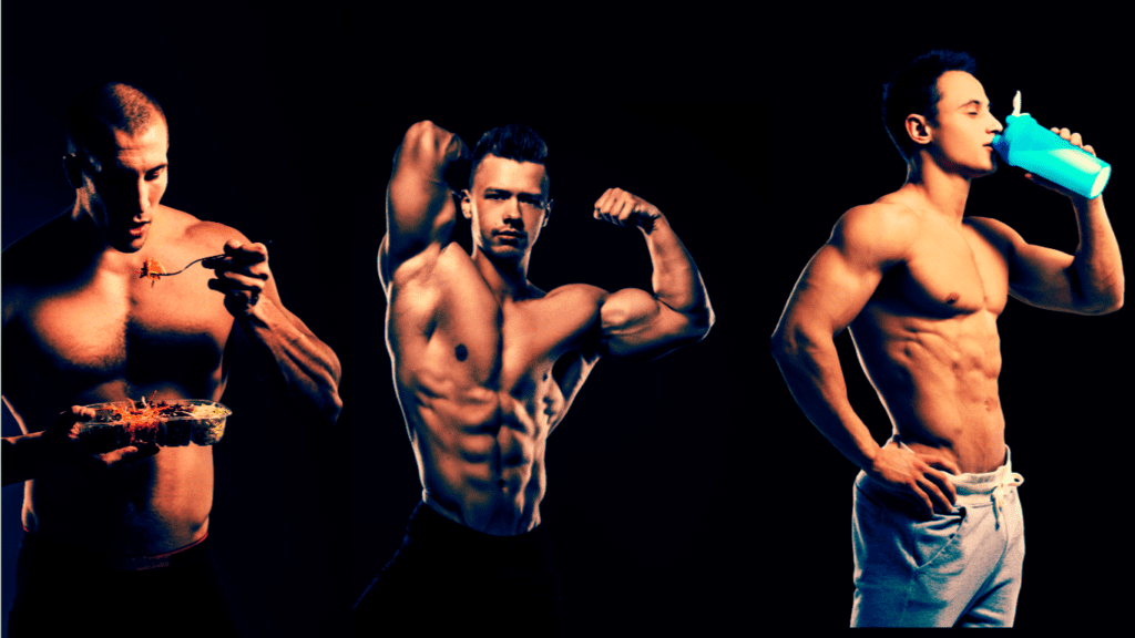 3 Bodybuilders With Developed Lean Muscles