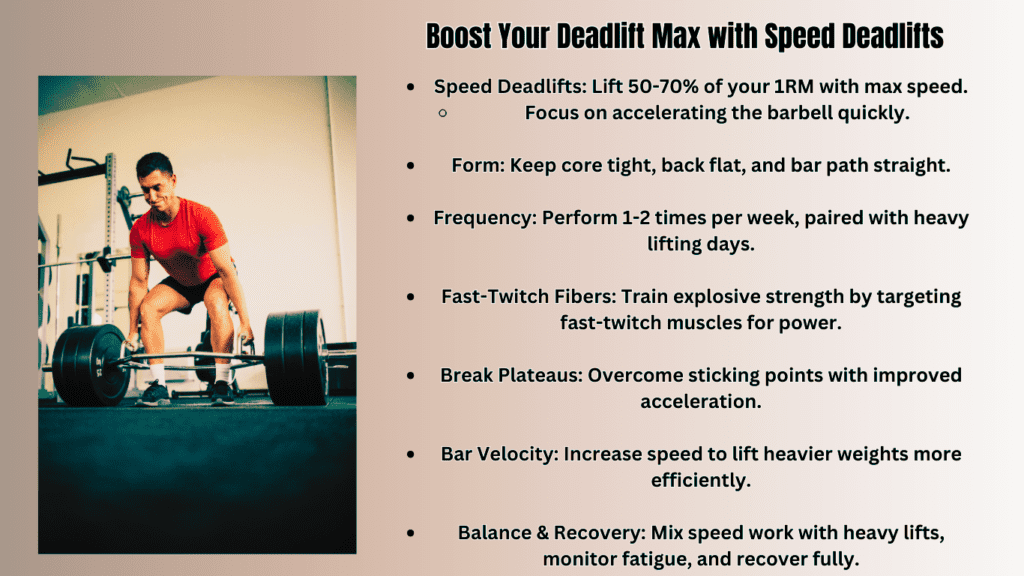 Boost Your Deadlift Max with Speed Deadlifts Diagram Photo