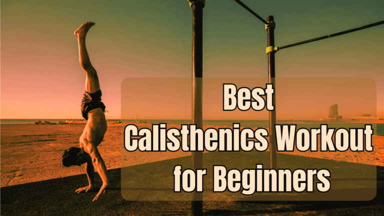 A Man Doing Hand Stand And A Sign: Best Calisthenics Workout for Beginners