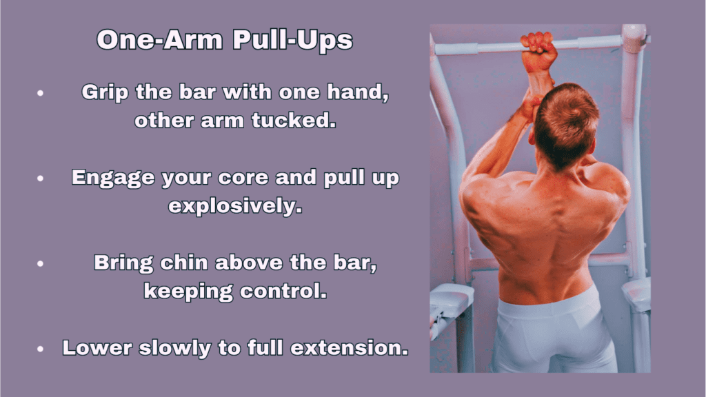 One-Arm Pull-Ups Photo Guide 