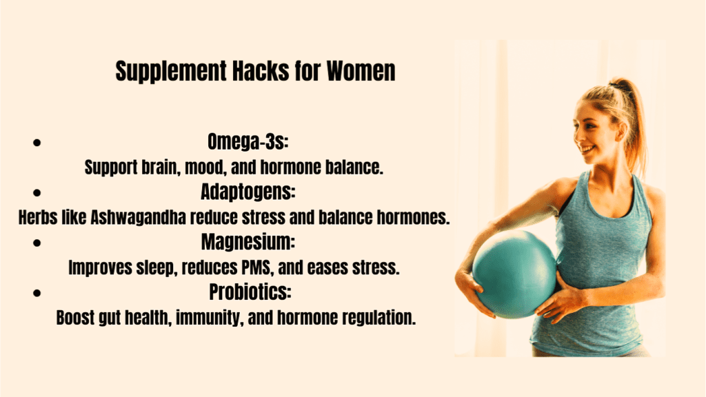 Supplement Hacks for Women 4 hacks photo