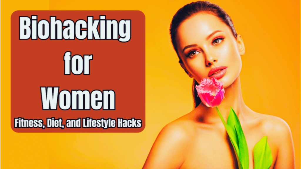 Biohacking for Women: Fitness, Diet, and Lifestyle Hacks Main Photo -A Beautiful Woman With A Rose 