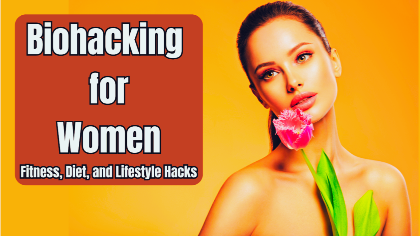 Biohacking for Women: Fitness, Diet, and Lifestyle Hacks Main Photo -A Beautiful Woman With A Rose