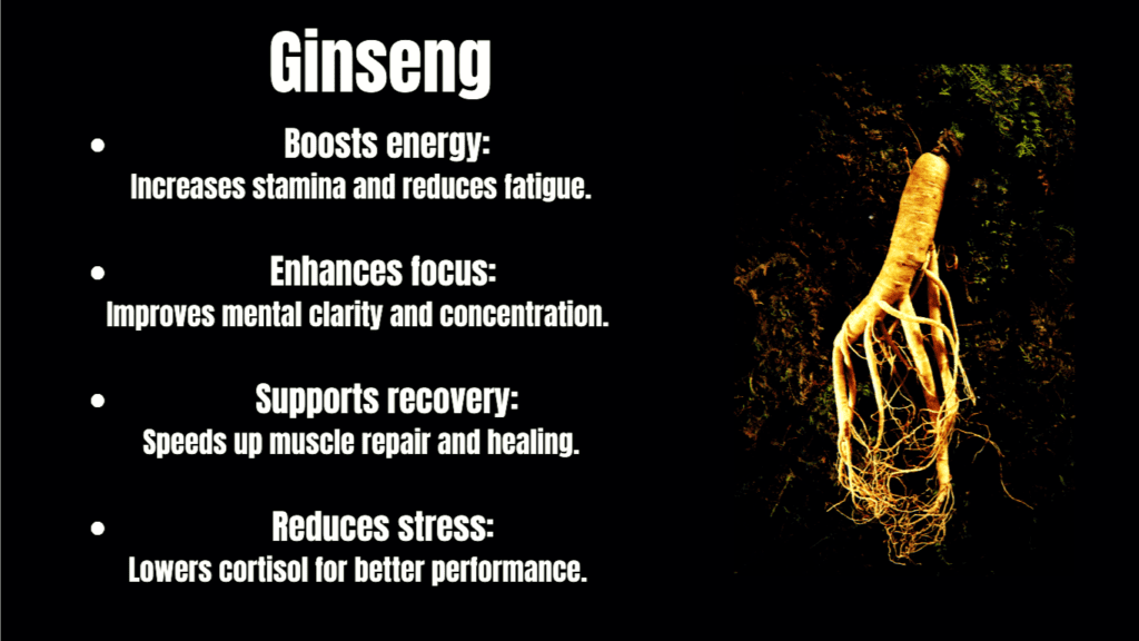 Ginseng Fitness Benefits