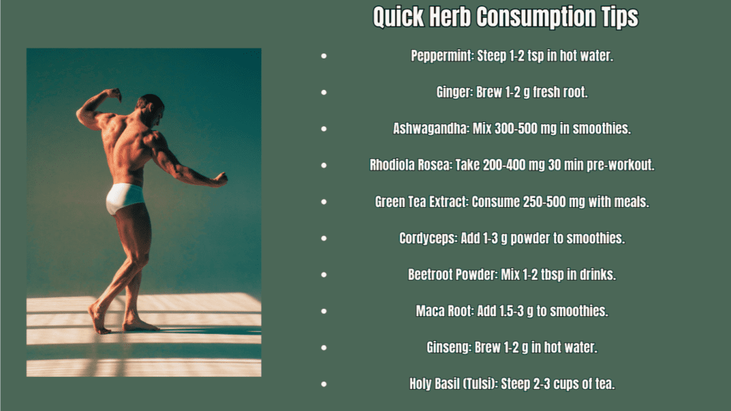 Quick Herb Consumption Tips Photo Guide 