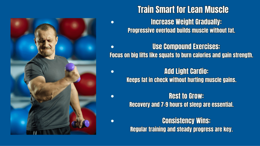 Train Smart for Lean Muscle Bullet Points Photo