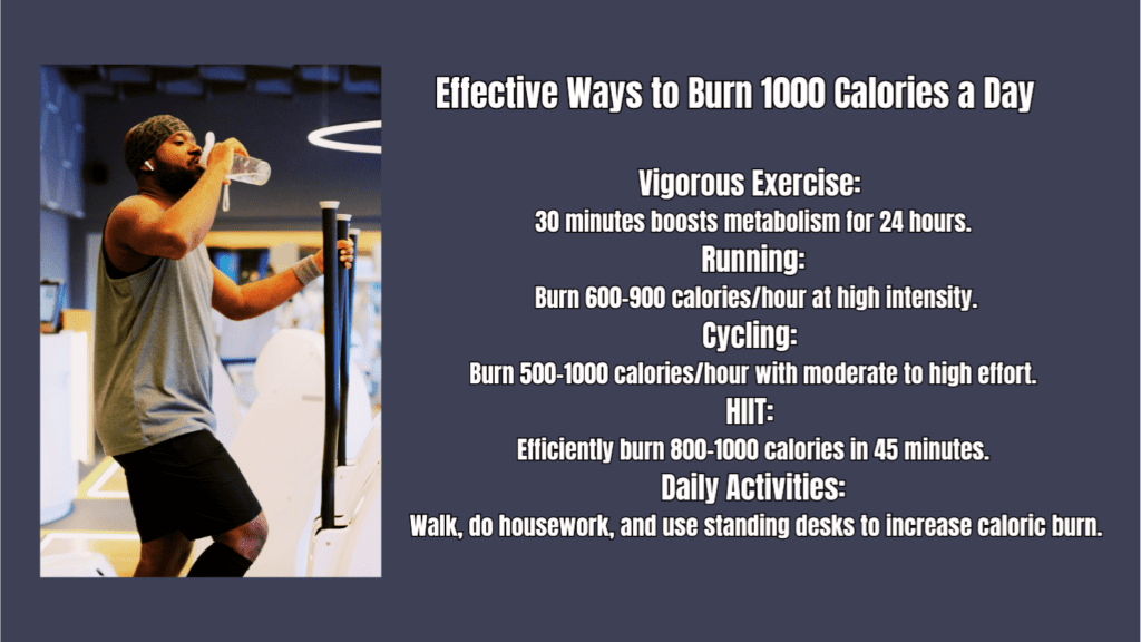 Effective Ways to Burn 1000 Calories a Day Bullet Points Main Photo