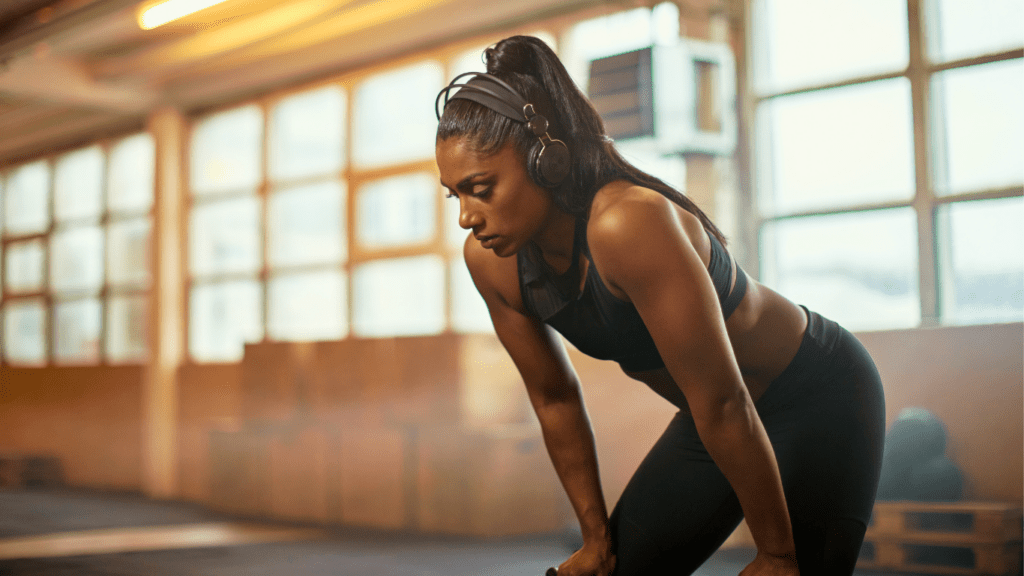 Tired Woman At The Gym:How to Avoid Muscle Fatigue