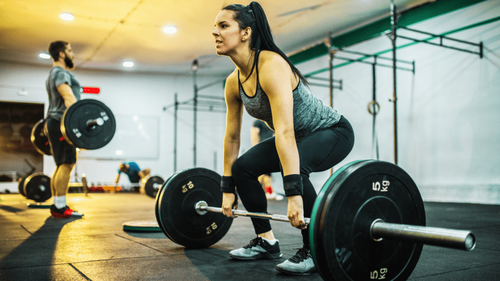 How to Avoid Muscle Fatigue: A Woman Doing Deadlift