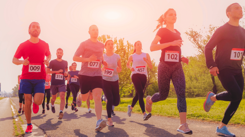 Marathon Runners on a Marathon