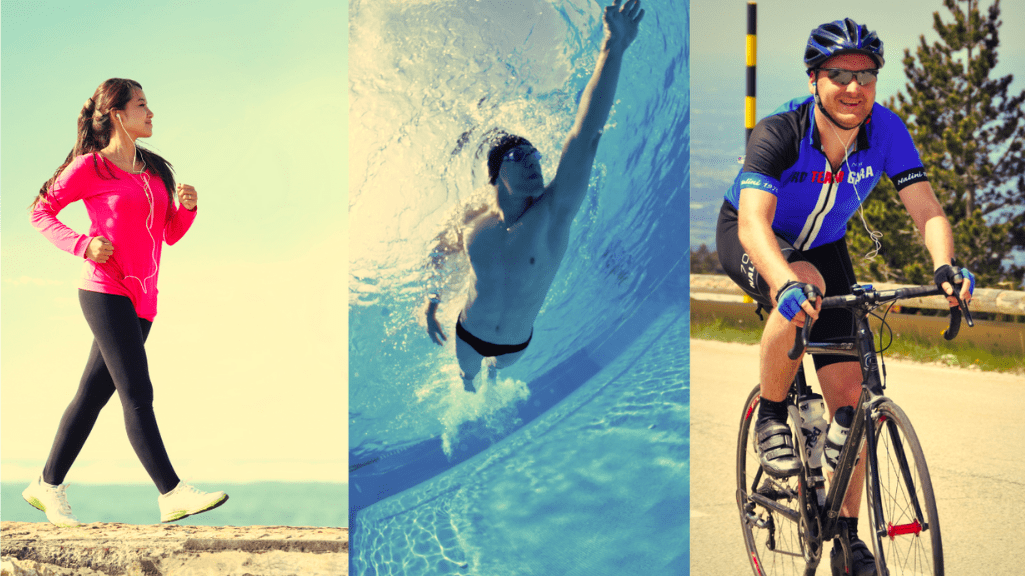 3 Low-Impact Cardio: Walking, Swimming and Cycling 