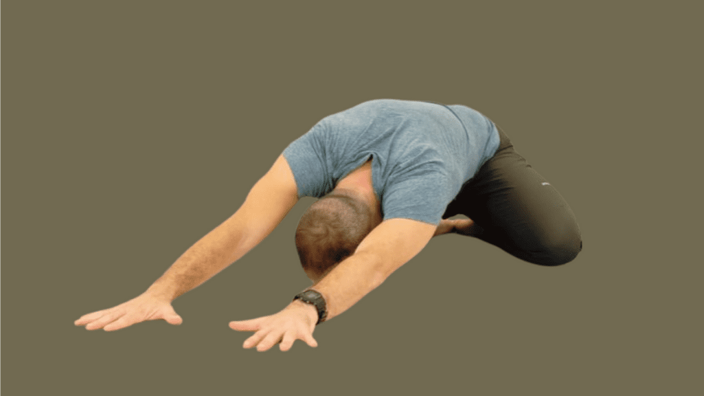 Child’s Pose with Side Stretch