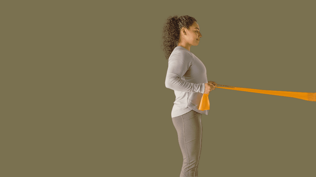 Shoulder Blade Squeeze (Band/Doorway)